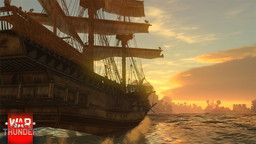 画像ギャラリー No.002のサムネイル画像 / 「War Thunder」,エイプリルフール企画で18世紀の帆船による海戦を実装