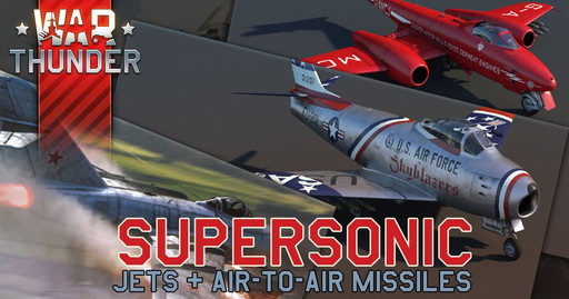 画像ギャラリー No.001のサムネイル画像 / 「War Thunder」に超音速ジェット機が登場。赤外線誘導ミサイルを搭載