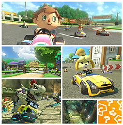 画像集#012のサムネイル/「マリオカート8」に「ゼルダの伝説」「どうぶつの森」シリーズのキャラが参戦。新マシンやコースを含む2つの新たな追加コンテンツパックが発表