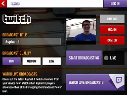 画像集#003のサムネイル/iOS版「アスファルト8:Airborne」,第3弾大型アップデートでTwitchのライブ配信機能が実装。ライブストリーミング機能を備えたモバイルゲームに
