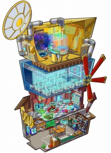 画像ギャラリー No.001のサムネイル画像 / 「ヒーローバンク」,拠点の施設を紹介するムービー「ゴールドベース篇 パート1」が公開に