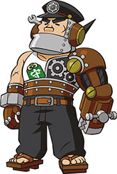 画像集#013のサムネイル/「ヒーローバンク」,銭念ら登場キャラクターとヒーロー着の情報が公開に