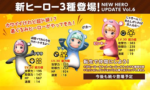 画像ギャラリー No.002のサムネイル画像 / 「HELLO HERO」,超強力なスキルを持った3人の着ぐるみヒーローが追加