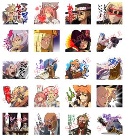 画像ギャラリー No.002のサムネイル画像 / 「GUILTY GEAR Xrd」「XBLAZE」の公式LINEスタンプが配信開始