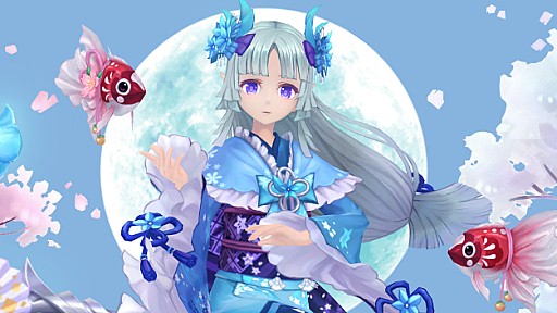 画像ギャラリー No.007のサムネイル画像 / 「幻想神域 -Cross to Fate-」,和風の幻神「葵」が新たに登場。「望月千代女」がもらえる新規キャンペーンも