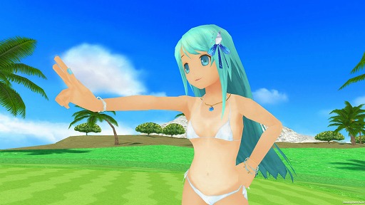 画像ギャラリー No.017のサムネイル画像 / 「ぐるぐるイーグル」,水着のキャラと対戦を行う“バカンスバトル”が開幕