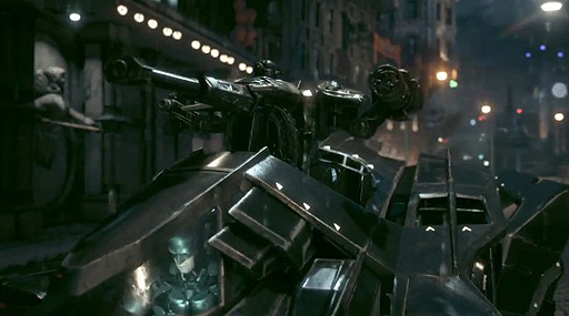 Official Batman: Arkham Knight -- Batmobile Battle Mode Gameplay footage | E3 2014 | PS4