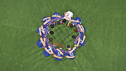 画像ギャラリー No.010のサムネイル画像 / 「ワールドサッカー ウイニングイレブン 2014 蒼き侍の挑戦」発売を記念して,ザッケローニ監督のリアルマネキンがコナミスタイルに登場