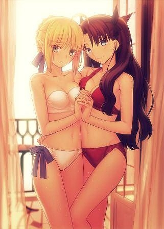 画像集#002のサムネイル/「Fate/hollow ataraxia」,店舗別特典の描き下ろしイラスト4点を公開