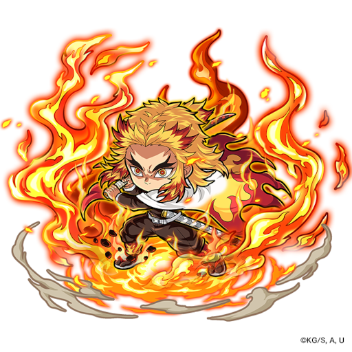 画像ギャラリー No.001のサムネイル画像 / 「ポコロンダンジョンズ」,TVアニメ「鬼滅の刃」コラボに煉獄杏寿郎らが11月16日より登場