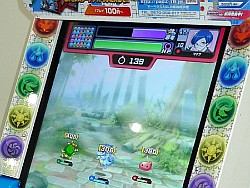 画像集#005のサムネイル/いよいよ稼働開始となった「パズドラZ テイマーバトル」。モンスターチケットによる新たな遊びを取り入れた,「パズドラ」シリーズ最新作がアーケードに登場