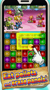 画像集#002のサムネイル/「パックマン モンスターズ」の英語版がアメリカなど世界92か国で配信開始