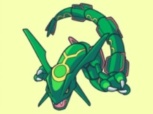 画像集#002のサムネイル/「ポケモンアートアカデミー」,みほんイラスト第5弾「レックウザ」の配信が本日スタート