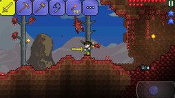 画像ギャラリー No.004のサムネイル画像 / Android版「テラリア」がアイテム/ボスの登場数などが大幅アップした1.2アップデートを実装。「ハードモード」の追加やクラウドセーブ機能の対応も