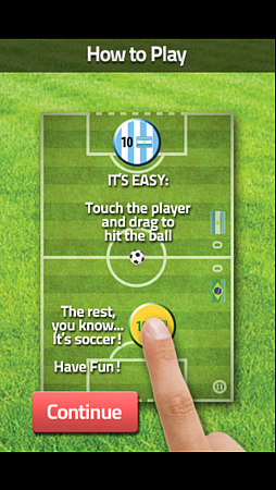 画像集#002のサムネイル/エアホッケー×サッカー。iOS向けアクション「Absolute Football Mania」を紹介する「(ほぼ)日刊スマホゲーム通信」第546回