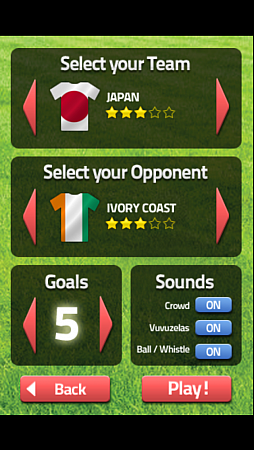 画像集#012のサムネイル/エアホッケー×サッカー。iOS向けアクション「Absolute Football Mania」を紹介する「(ほぼ)日刊スマホゲーム通信」第546回