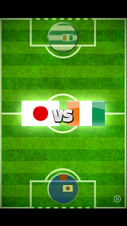 画像集#013のサムネイル/エアホッケー×サッカー。iOS向けアクション「Absolute Football Mania」を紹介する「(ほぼ)日刊スマホゲーム通信」第546回