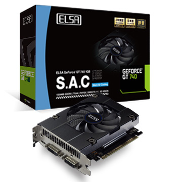 画像集#001のサムネイル/ELSA,静音クーラー「S.A.C.」搭載のGT 740カードを約1万4000円で発売