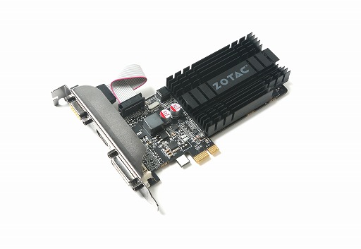 画像ギャラリー No.003のサムネイル画像 / PCIe x1接続対応のGeForce GT 710カードが国内発売。ZOTAC製