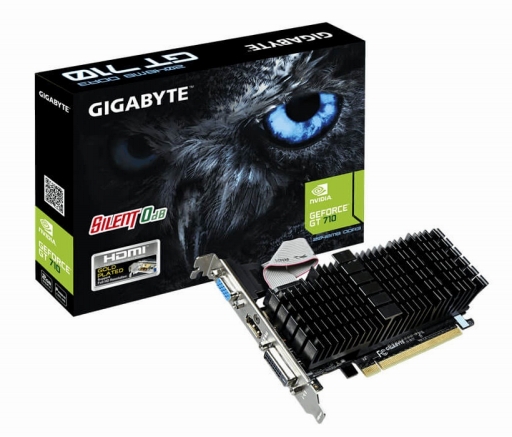 画像ギャラリー No.002のサムネイル画像 / ファン付きとファンレス,2種類のGIGABYTE製GT 710カードが国内発売