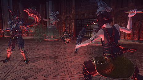 画像ギャラリー No.004のサムネイル画像 / 「LET IT DIE」,“4 FORCEMEN”第3弾「ブラック・サンダー」の高難度モード「HARD」および「NIGHTMARE」が本日解禁