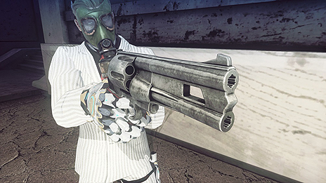 画像ギャラリー No.009のサムネイル画像 / 「LET IT DIE」で「killer7」コラボがスタート。ゲーム内で「魔銃(DEMON GUN)」の設計図が購入可能に