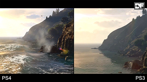 Grand Theft Auto 5/GTA 5 PS4 vs PS3 Trailer Comparison