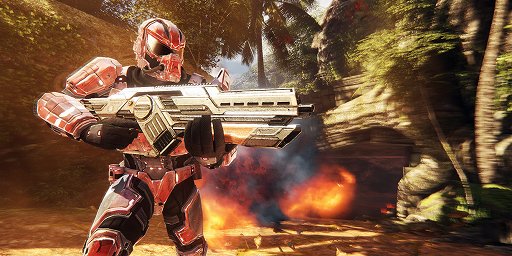 画像ギャラリー No.001のサムネイル画像 / クラスもレベルも不採用。硬派な新作スポーツ系FPS「Toxikk」のゲームプレイムービーが公開に