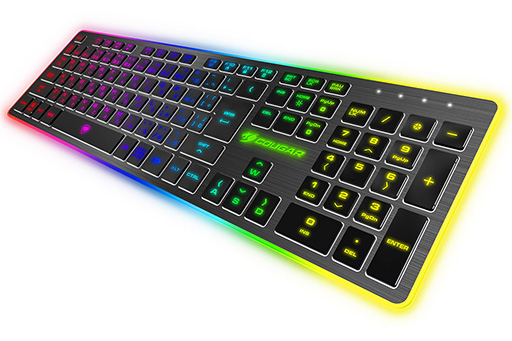 画像ギャラリー No.002のサムネイル画像 / 派手に光るパンタグラフ式ゲーマー向けキーボード「VANTAR」が7000円前後で発売に