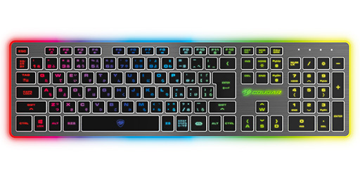 画像ギャラリー No.003のサムネイル画像 / 派手に光るパンタグラフ式ゲーマー向けキーボード「VANTAR」が7000円前後で発売に