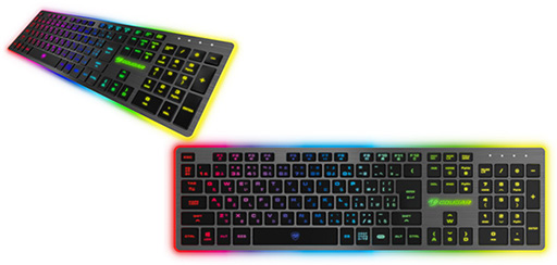 画像ギャラリー No.005のサムネイル画像 / 派手に光るパンタグラフ式ゲーマー向けキーボード「VANTAR」が7000円前後で発売に