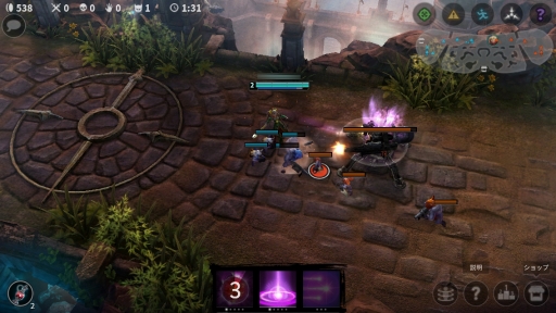 画像ギャラリー No.006のサムネイル画像 / タッチでMOBAが遊べるの? iOS「Vainglory」のインプレッションを掲載