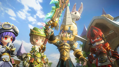 ���������꡼ No.010�Υ���ͥ������ / MMORPG�ּ�ζ�ﵪ Dragon Slayer�פ�ˮ�꤬�֥ϥ󥿡��ҡ����� -HUNTER HERO-�פ˷��ꡣ��ԥƥ��Ȥλ��ü��罸�⥹������