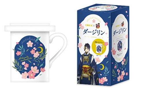 画像ギャラリー No.003のサムネイル画像 / 「刀剣乱舞」×「日東紅茶」コラボ商品第4弾,12月5日に全国のイオンで先行販売。三日月宗近らをイメージしたリーフティーとマグカップのセット