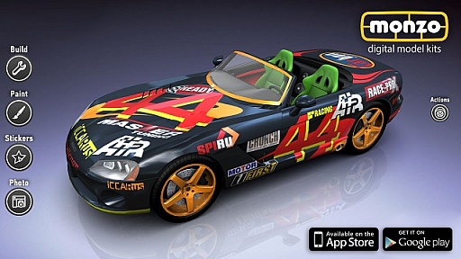 画像ギャラリー No.002のサムネイル画像 / モデルキット作成できるアプリ「Monzo」の完全日本語版が配信開始に