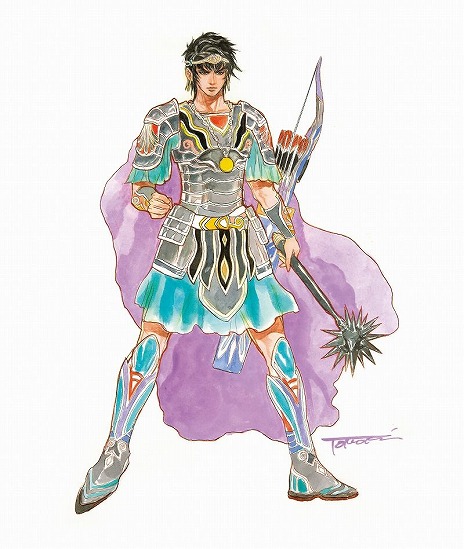 ���������꡼ No.005�Υ���ͥ������ / ��SaGa SCARLET GRACE�׿�����3�ͤΥ���饯�����ȡ�4�ͤμ�͸�����쥪�ʥ�ɤȥ��ꥢ�Υץ��������ʤɤ�����