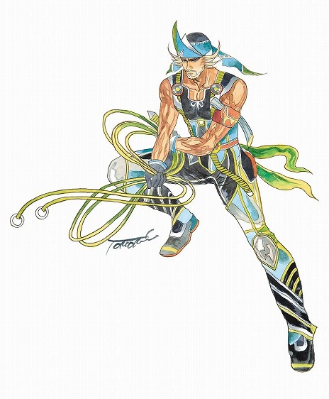 ���������꡼ No.006�Υ���ͥ������ / ��SaGa SCARLET GRACE�׿�����3�ͤΥ���饯�����ȡ�4�ͤμ�͸�����쥪�ʥ�ɤȥ��ꥢ�Υץ��������ʤɤ�����