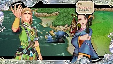 ���������꡼ No.008�Υ���ͥ������ / ��SaGa SCARLET GRACE�׿�����3�ͤΥ���饯�����ȡ�4�ͤμ�͸�����쥪�ʥ�ɤȥ��ꥢ�Υץ��������ʤɤ�����