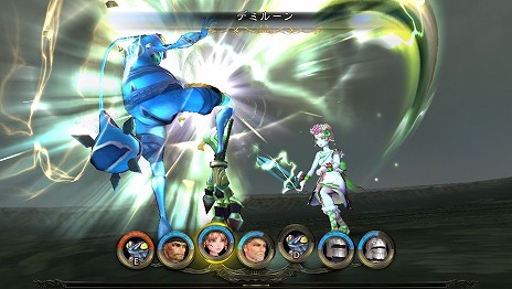 ���������꡼ No.020�Υ���ͥ������ / ��SaGa SCARLET GRACE�׿�����3�ͤΥ���饯�����ȡ�4�ͤμ�͸�����쥪�ʥ�ɤȥ��ꥢ�Υץ��������ʤɤ�����