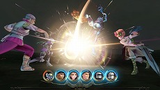 ���������꡼ No.022�Υ���ͥ������ / ��SaGa SCARLET GRACE�׿�����3�ͤΥ���饯�����ȡ�4�ͤμ�͸�����쥪�ʥ�ɤȥ��ꥢ�Υץ��������ʤɤ�����