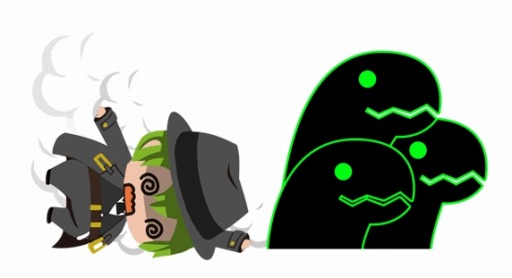 画像ギャラリー No.002のサムネイル画像 / 「イートビート デッドスパイクさん」ウロボロス&ハザマと複数の追加曲を配信