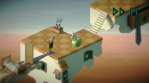 画像ギャラリー No.004のサムネイル画像 / 心地よい眠りのため,夢の世界で奮闘。スマホ向けパズルアクション「Back to Bed」を紹介する「(ほぼ)日刊スマホゲーム通信」第740回