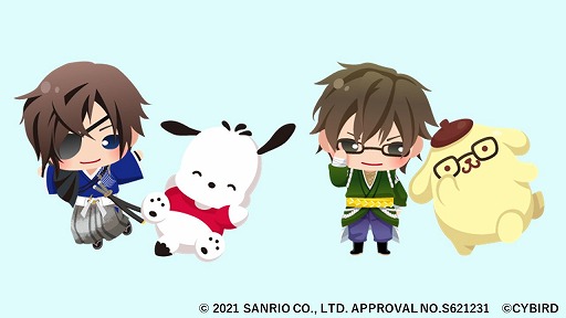 画像ギャラリー No.002のサムネイル画像 / 「イケメン戦国◆時をかける恋」と“サンリオキャラクターズ”のコラボキャンペーンが開催