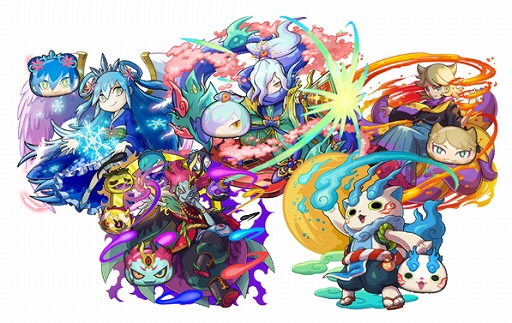 画像ギャラリー No.010のサムネイル画像 / 「妖怪ウォッチ ぷにぷに」,「モンスターストライク」とのコラボ第2弾が本日開始