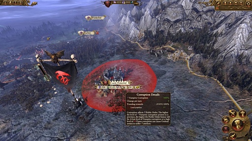 画像ギャラリー No.005のサムネイル画像 / 「Total War: WARHAMMER」の最新トレイラー公開。ヴァンパイア・カウント勢力では,“コラプション”が重要に