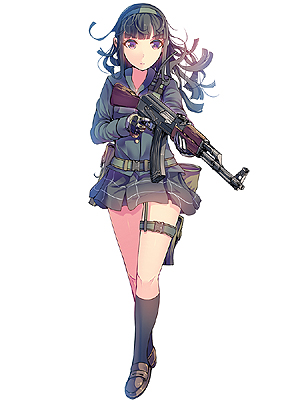 画像ギャラリー No.008のサムネイル画像 / “美少女×ミリタリー”をテーマとしたブラウザシム「シューティングガール」が発表。ヒロイン達が古今東西の名銃を駆使して戦う