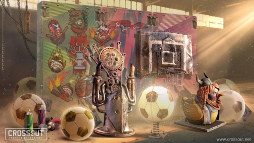 画像ギャラリー No.002のサムネイル画像 / 「CROSSOUT」で特別な車両で行うサッカー大会「スチールチャンピオン」が開催