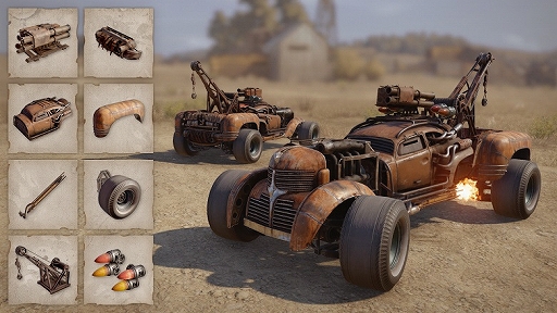 画像ギャラリー No.003のサムネイル画像 / 「CROSSOUT」,新イベント「ドゥームズデー車両」が開催中