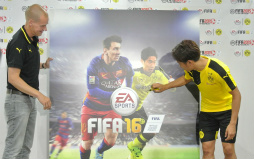 画像ギャラリー No.007のサムネイル画像 / 「FIFA 16」日本版パックヒーローに決定したドルトムント 香川真司選手が新シーズンへの意気込みを語った記者発表会をレポート