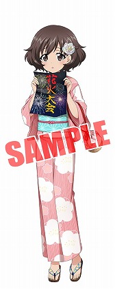 画像ギャラリー No.002のサムネイル画像 / 「ガルパン 戦車道大作戦!」,浴衣衣装生徒の第2弾が登場